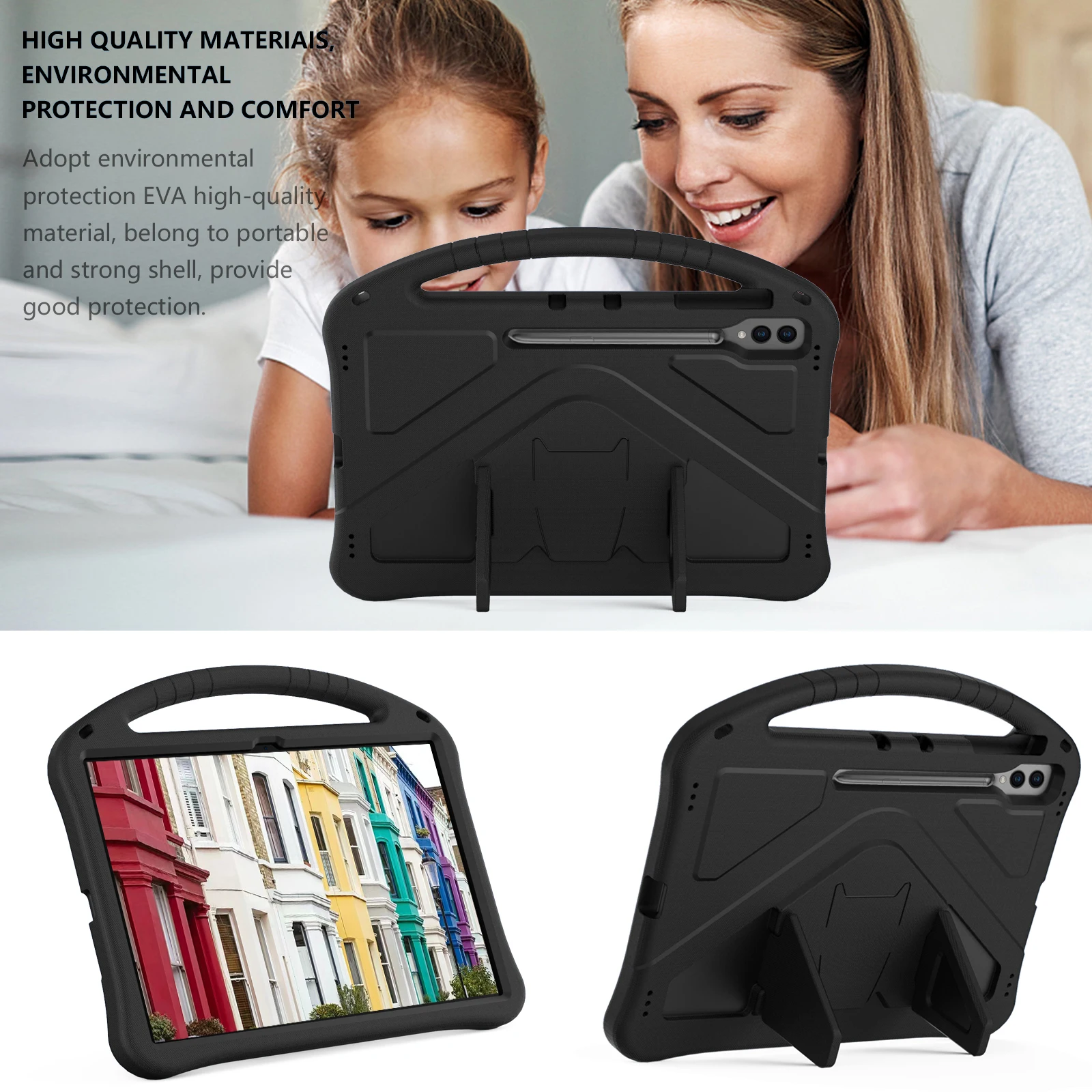 Funda para tableta Samsung Galaxy Tab S6 lite wifi 2024, p620, p625, 10,4 pulgadas, espuma EVA no tóxica, a prueba de golpes, soporte para niños