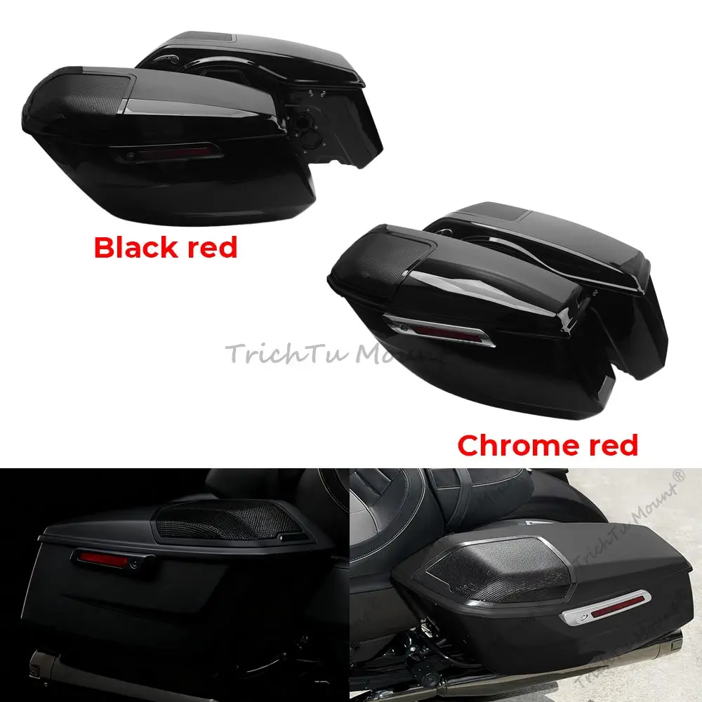 Motorcycle Hard Saddlebags Lids Latch Keys Kit Fit For Harley Davidson CVO FLHXSE FLTRXSE FLHX FLTRX FLTRXSTSE FLHXU 2023-2025