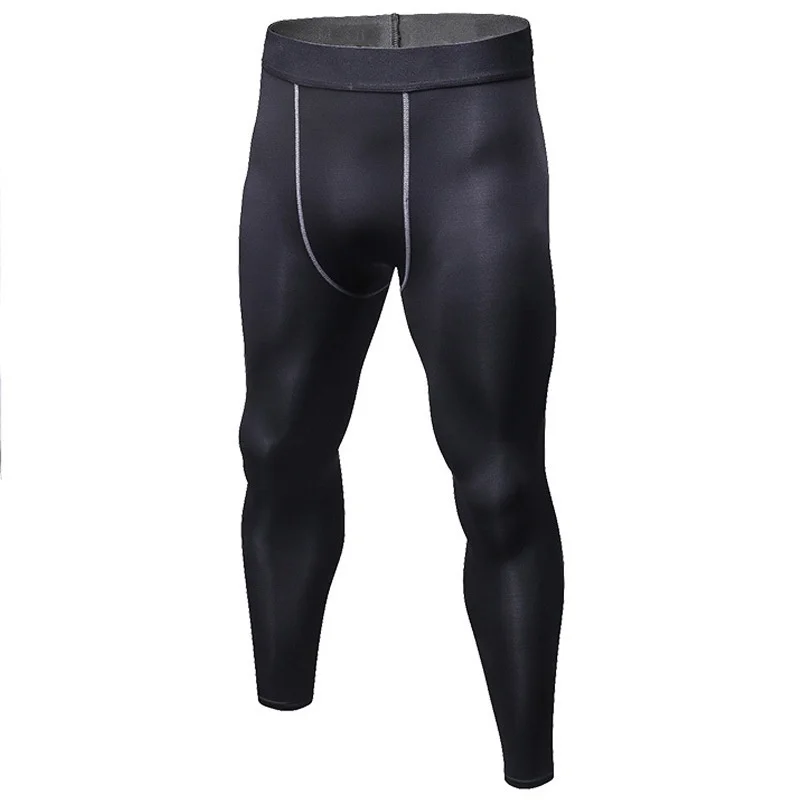 Pantaloni da allenamento attillati da uomo PRO sport Fitness pantaloni da corsa pantaloni ad asciugatura rapida Running Leggings da allenamento