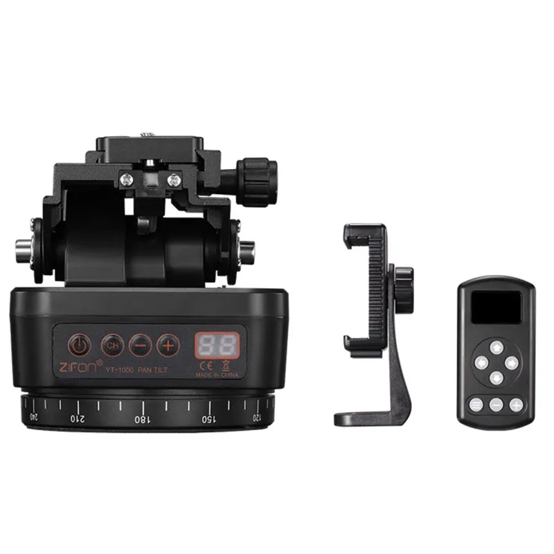 360° panoramic rotation wireless remote control - electric pan/tilt, compatible with mirrorless cameras and smartphones