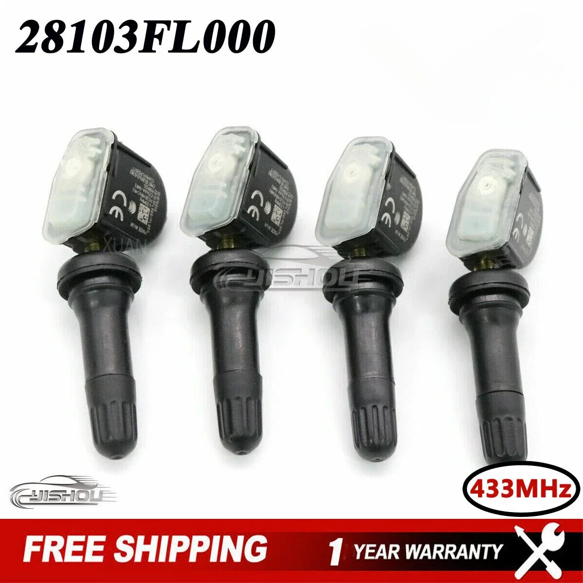 

TPMS Tire Pressure Sensor C for Subaru Forester Legacy Outback Impreza Crosstrek Ascent 433Mhz 28103FL00A 28103FL00B 28103FL000