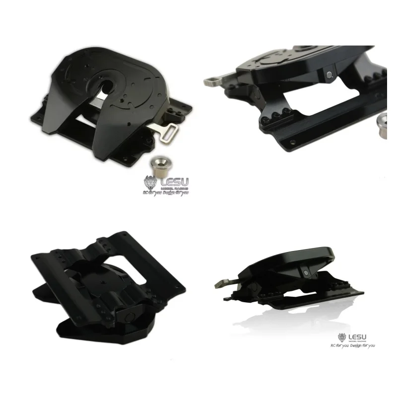 Lesu 1/14 Metalowe Koło Trakcyjne Piąte Koło Część Zamienna Do Tamiya Rc Ciągnik Ciężarówka Samochód Zdalnie Sterowany Model Fury Bear Th02503-Smt8