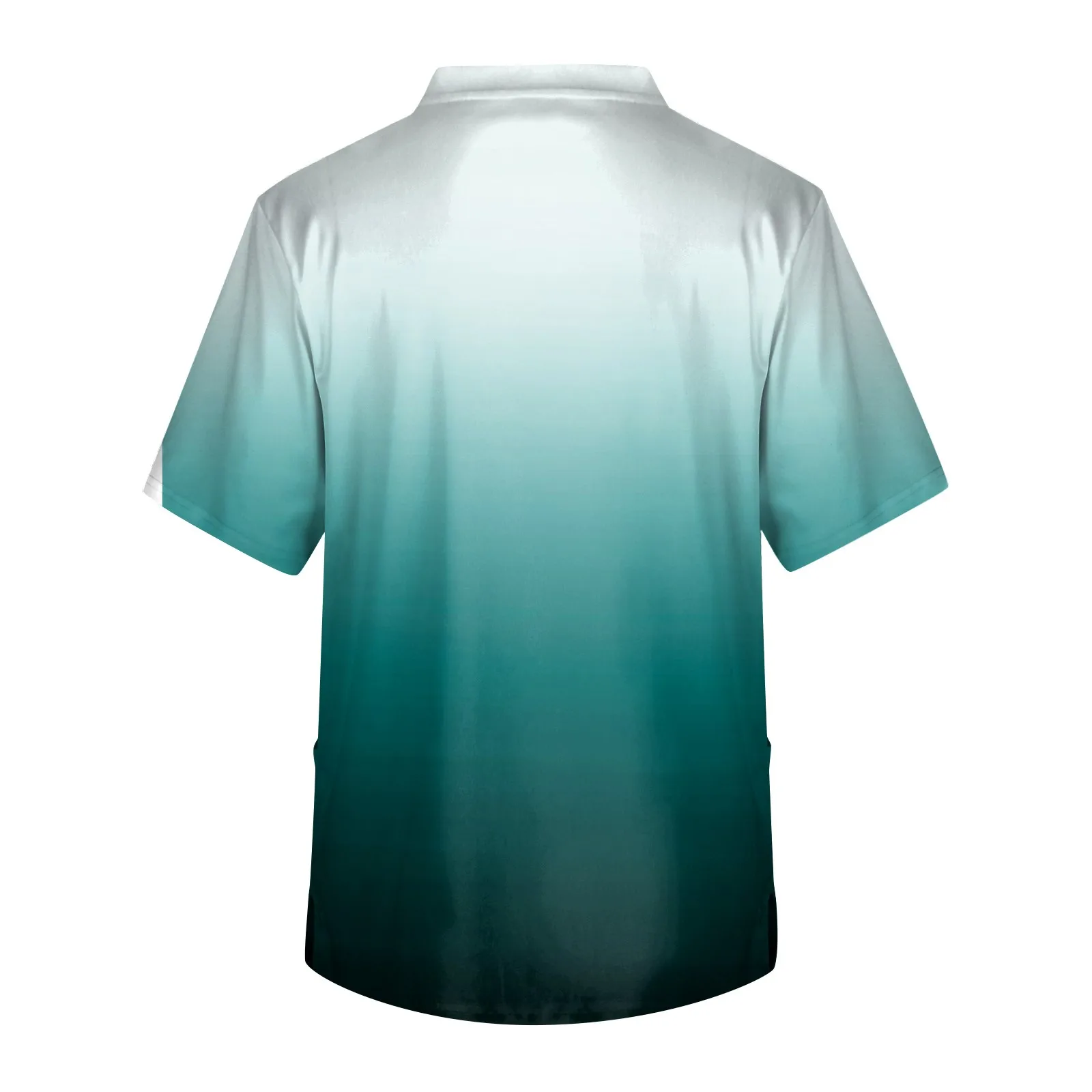 Men 's Nurse Uniforms Pet Shop Doctor Set Medical Dentist Overalls Summer Lab Workwear Short Sleeve Gradient Print Nursing Top