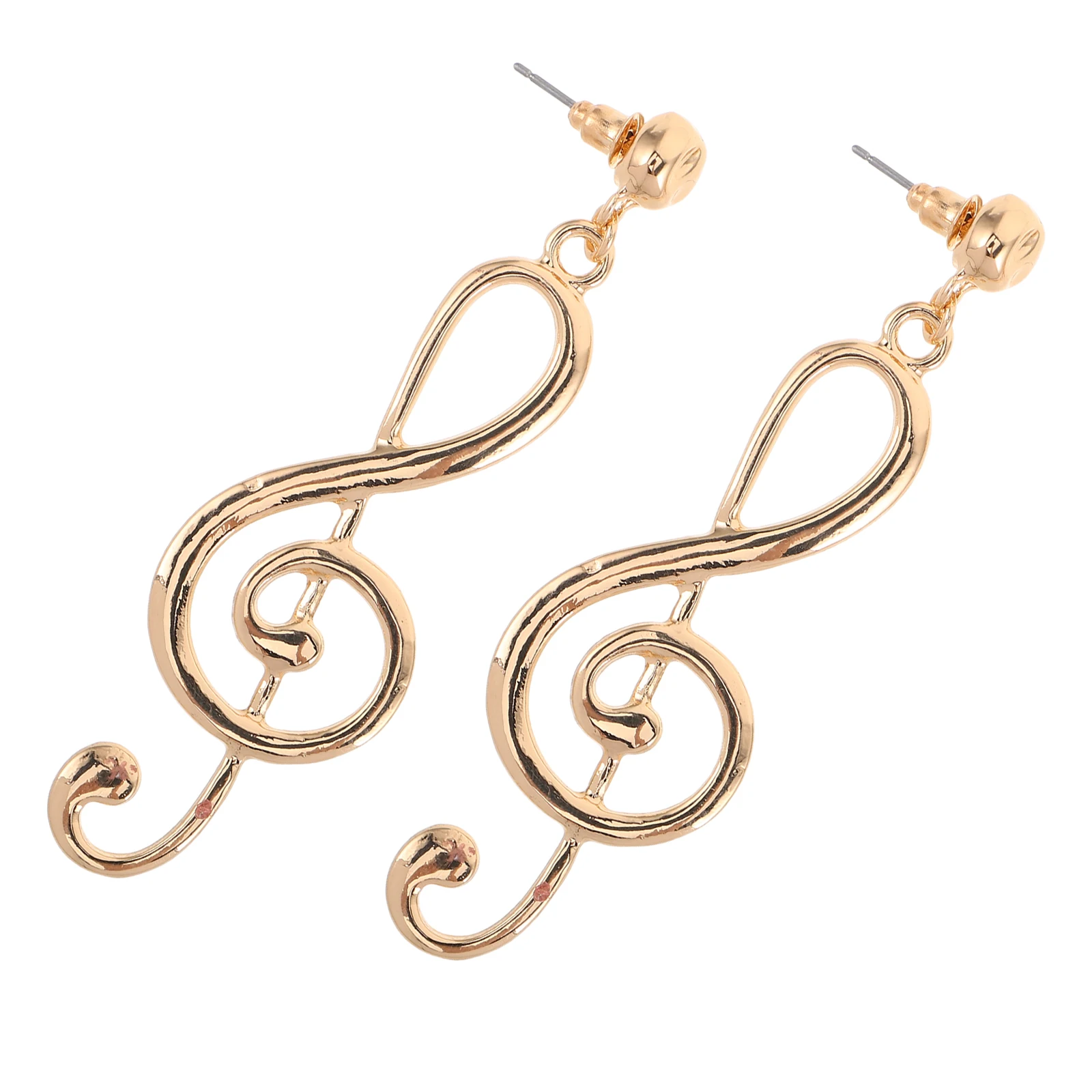 

Music Theme Retro Exaggerated Drop for Women Cute Notes Studs Unique Design Fashion Vintage Music Note Dangle Earrings Dangle