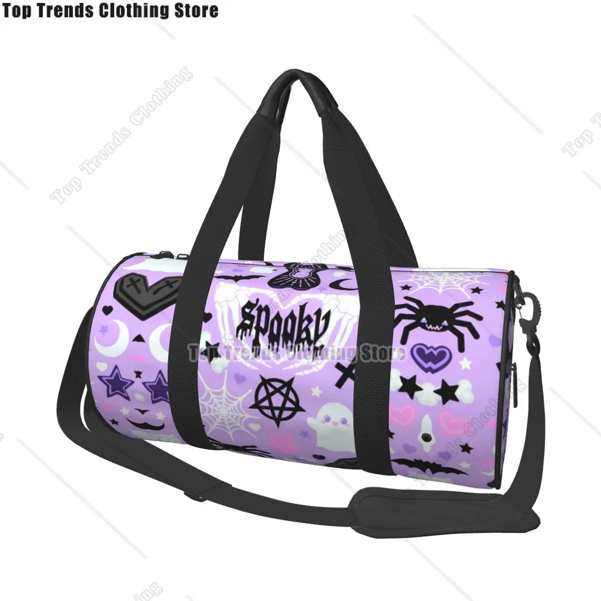 

Pastel Goth Sports Bags Cool Fashion Swimming Gym Bag Large Capacity Novelty Handbags Men Women Design Portable Fitness Bag