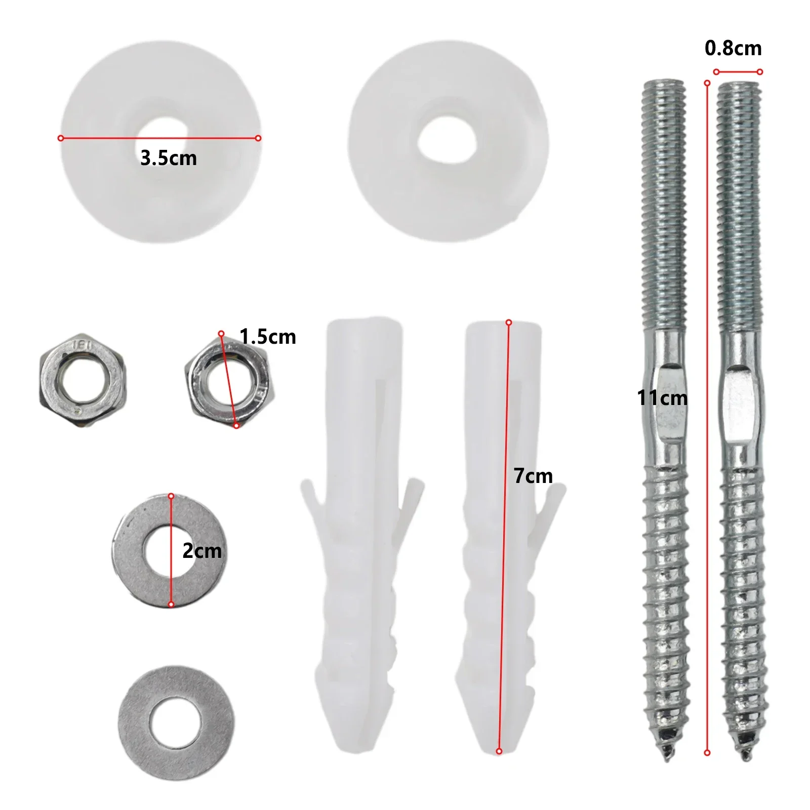 Expansion Zigong Wall-mounted Washbasin Installation Fixing Screw Set Home Improvement DIY Supplies And Accessories