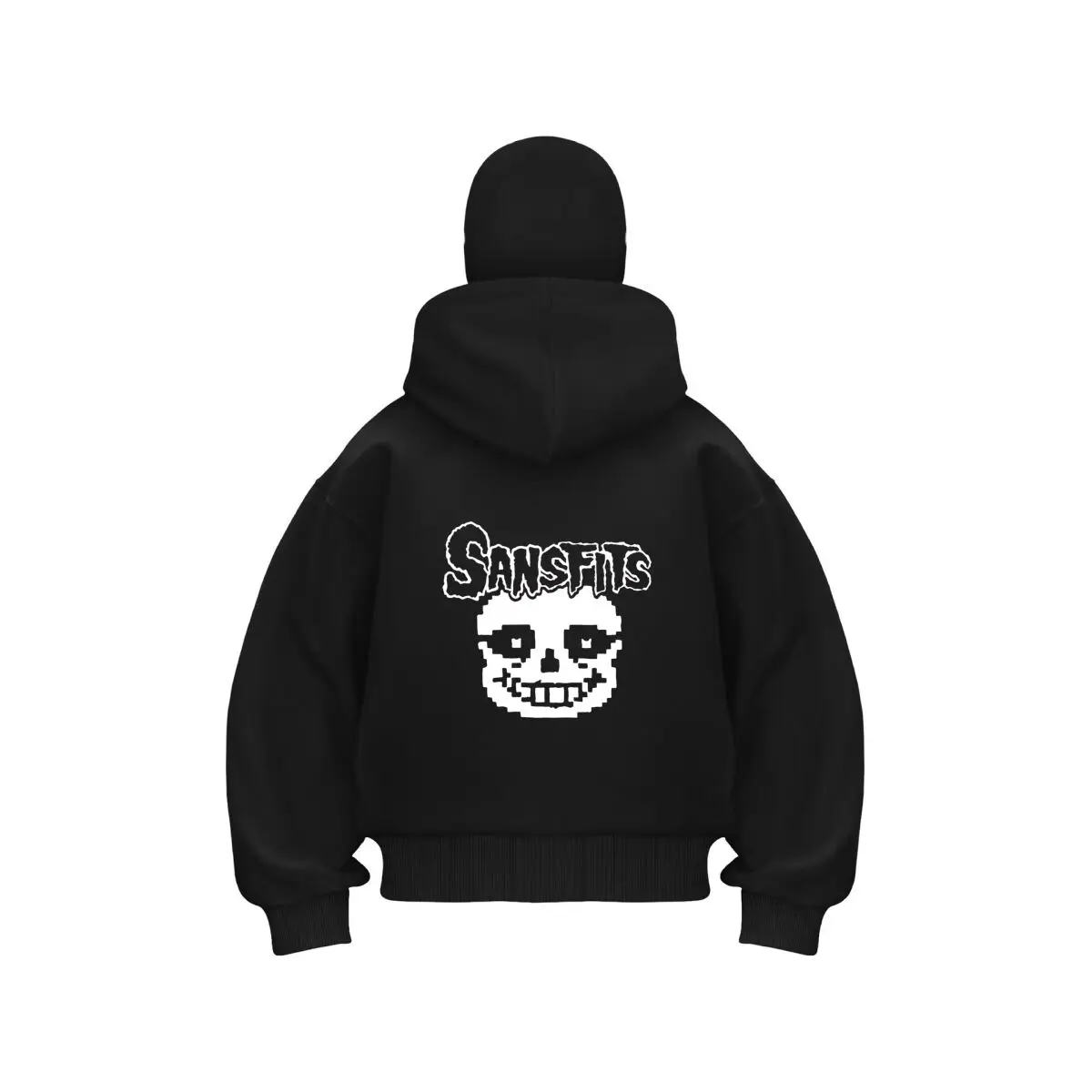 

Классическая мужская зимняя повседневная толстовка Sansfits Undertale Sans с двойным капюшоном