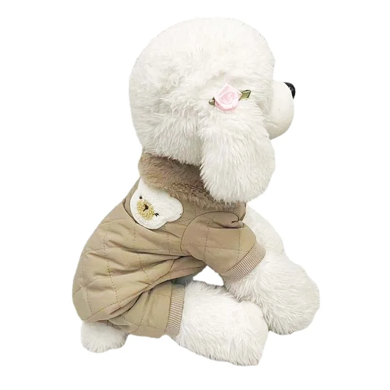 Warm Winter Pet Dog Clothes Pet Cotton Coat Jacket Jumpsuit Puppy Four-legged Clothes Small Dog Costume Apparel Outfit