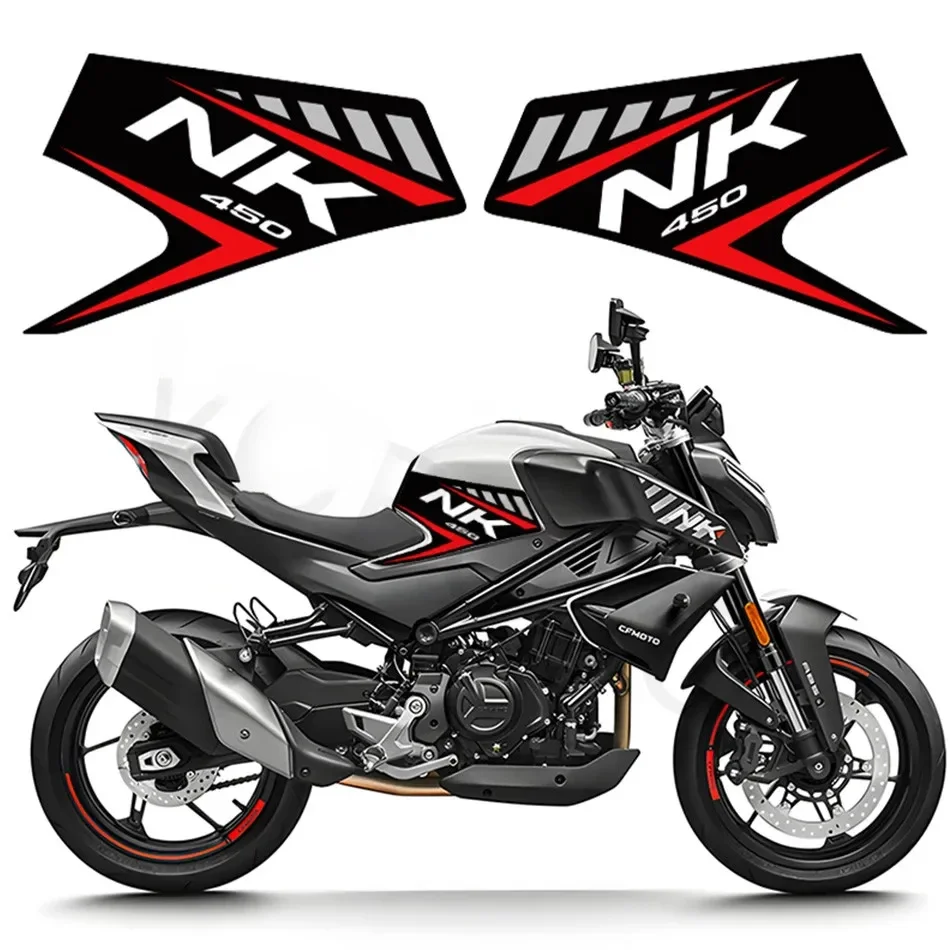 For CFMOTO 450NK NK450 anti-wear anti-slip fuel tank sticker protective sticker decorative NK 450 frosted Matte fuel tank decal