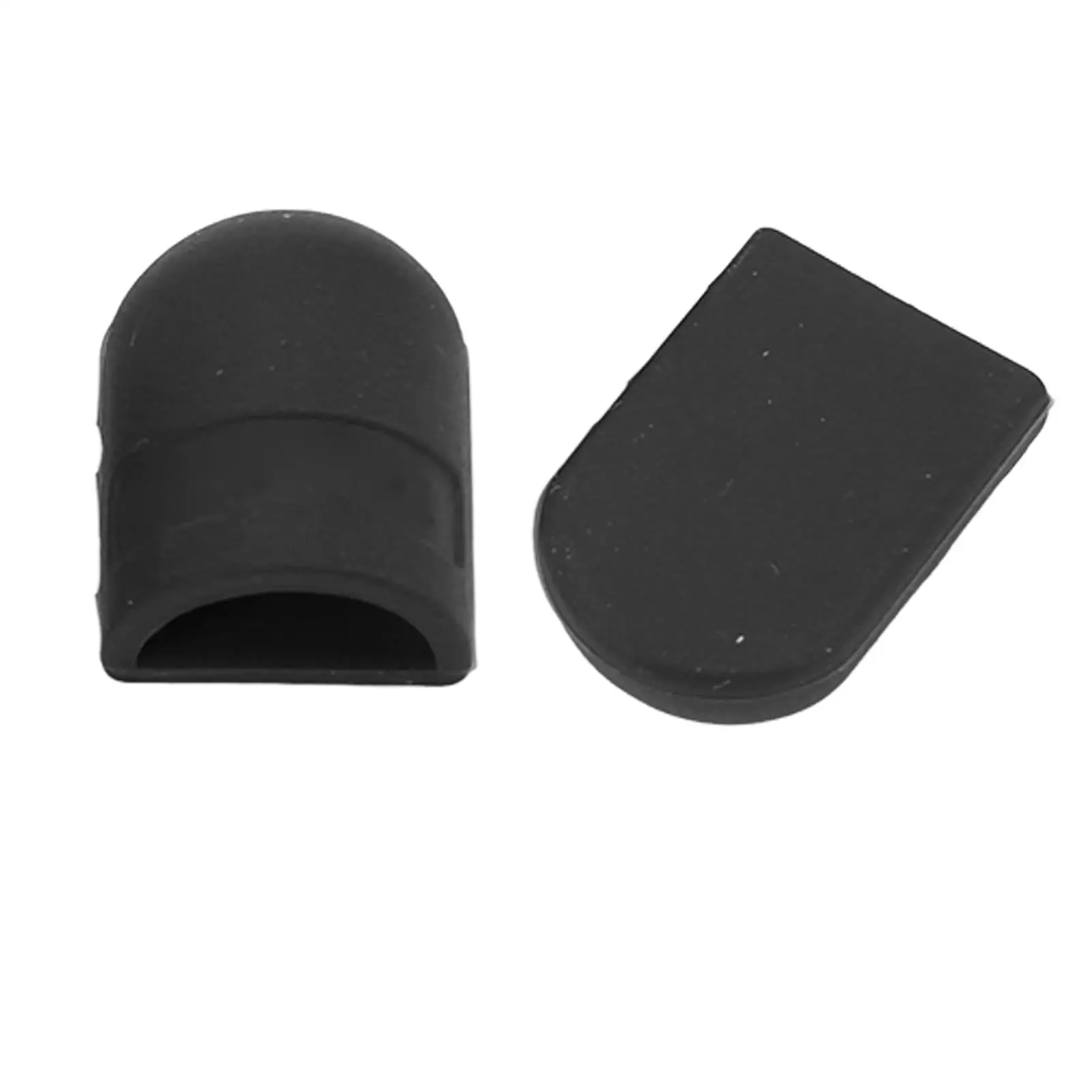 زوج واحد من الأكمام الواقية لتغيير اليد لدراجة الطريق من السيليكون المضاد للخدش وغطاء رافعة الفرامل باللون الأسود