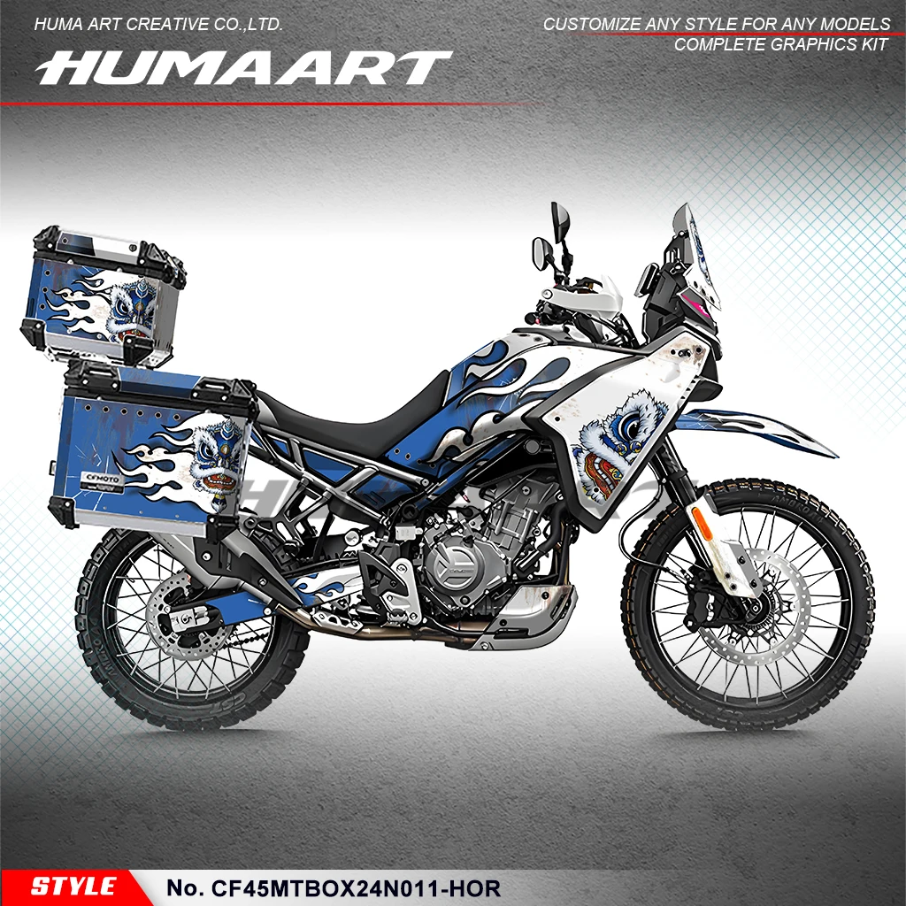 

Комплект графических наклеек HUMAART, гоночная наклейка для CFMOTO 450MT MT450, восстановление, CF45MTBOX24N011-HOR