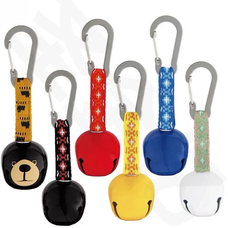 

Outdoor Hiking Backpack Bearbell with Anti-Lost Clip For Camping Mountaineering Knot Accessories