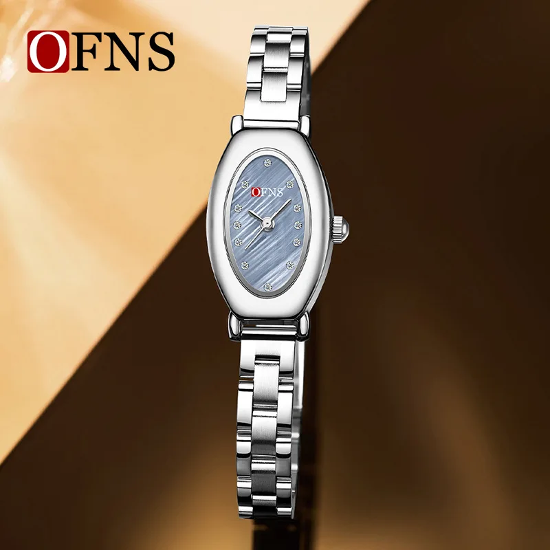 

OFNS 2025 new light luxury business women's quartz watch, casual and simple women's watch, colorful mother plate 3ATM waterproof