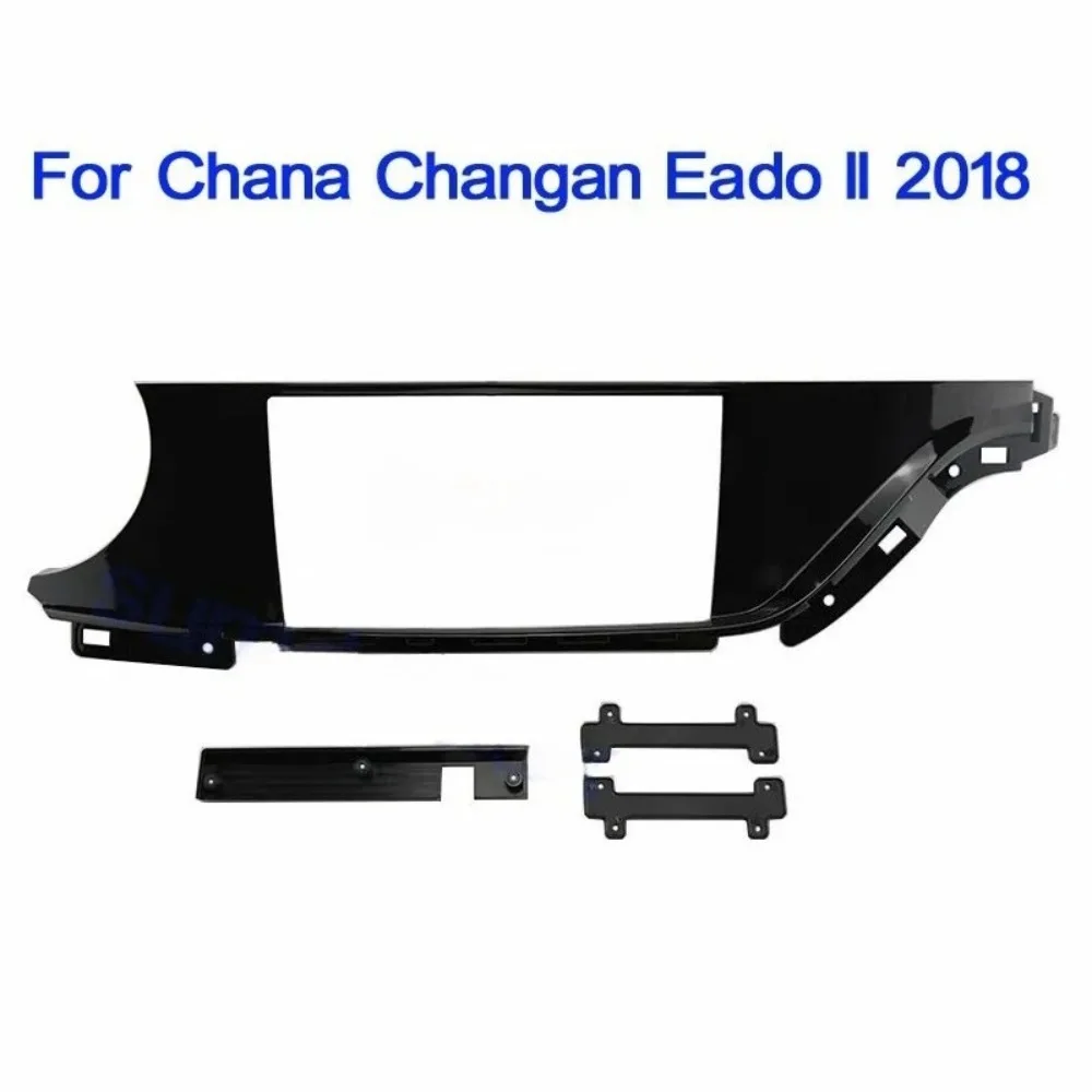 

For 2018 CHANA CHANGAN EADO II 9'' Car GPS Big Stereo Radio Fascias Panel Frame Fit Dash Screen Stereo ABS Mount Kit Auto Parts