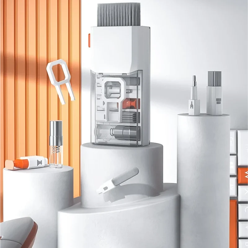 

Q9 8in1 Многофункциональный набор инструментов для чистки клавиатуры Набор для чистки ноутбука Щетка для чистки Электроника Инструменты для чистки