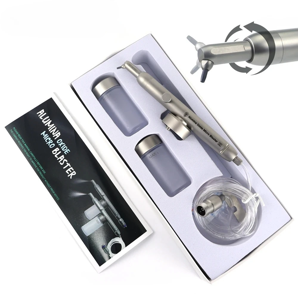 T Lab Aluminum Oxide Micro Blaster Interfaces Microetcher Sandblasting Alumina Gun Air Abrasion Polisher 2/4hole Dentistry Tools