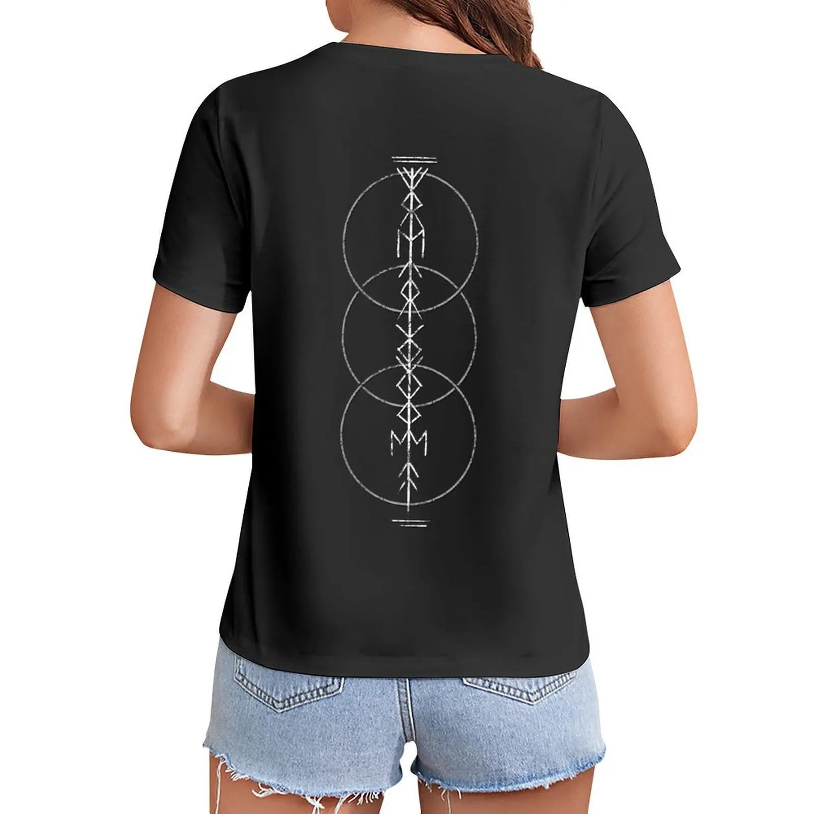 

Freyr's Spell Runes T-Shirt blanks Aesthetic clothing customs Womens graphic t shirts