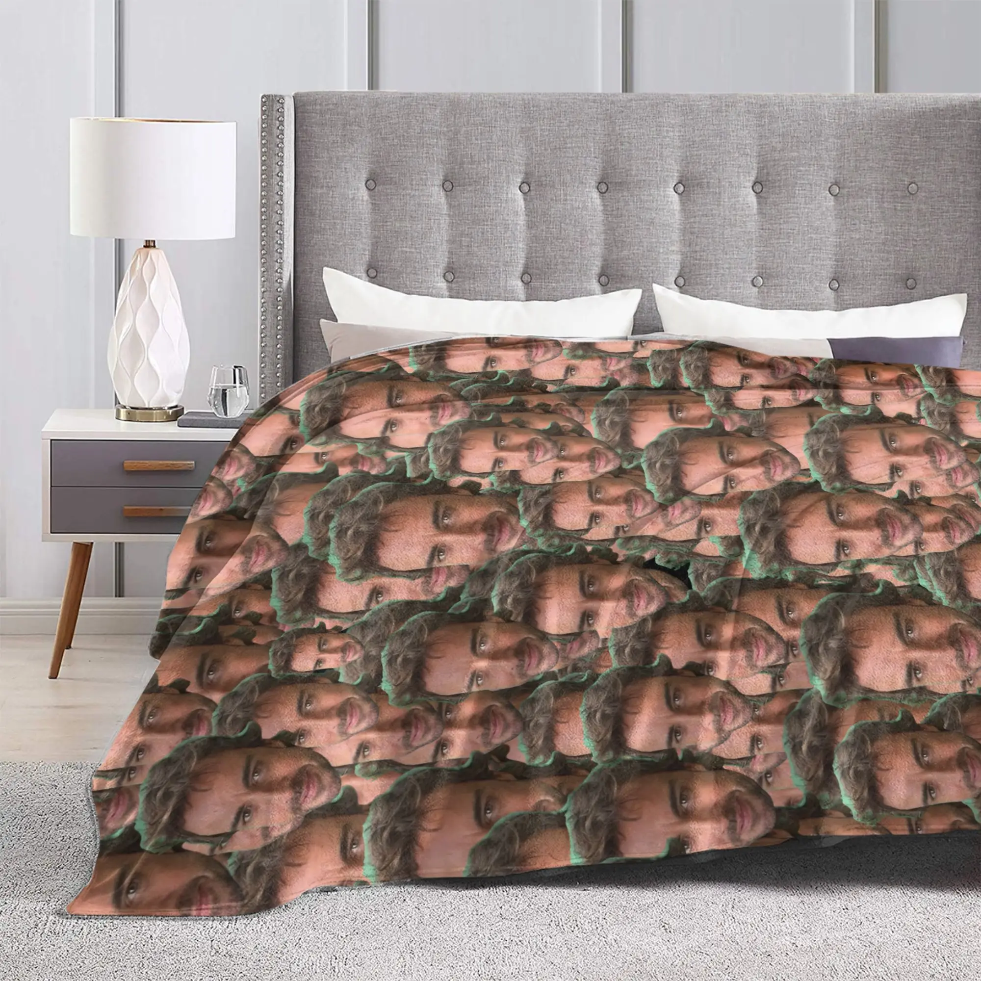 فرناندو ألونسو مضحك الوجه البطانيات الصوف الشتاء المحمولة سوبر الدافئة رمي بطانية للفراش الأريكة المفرش #4