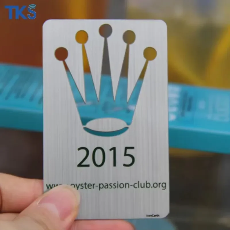 Custom Shape Stainless Steel  Metal Business Card