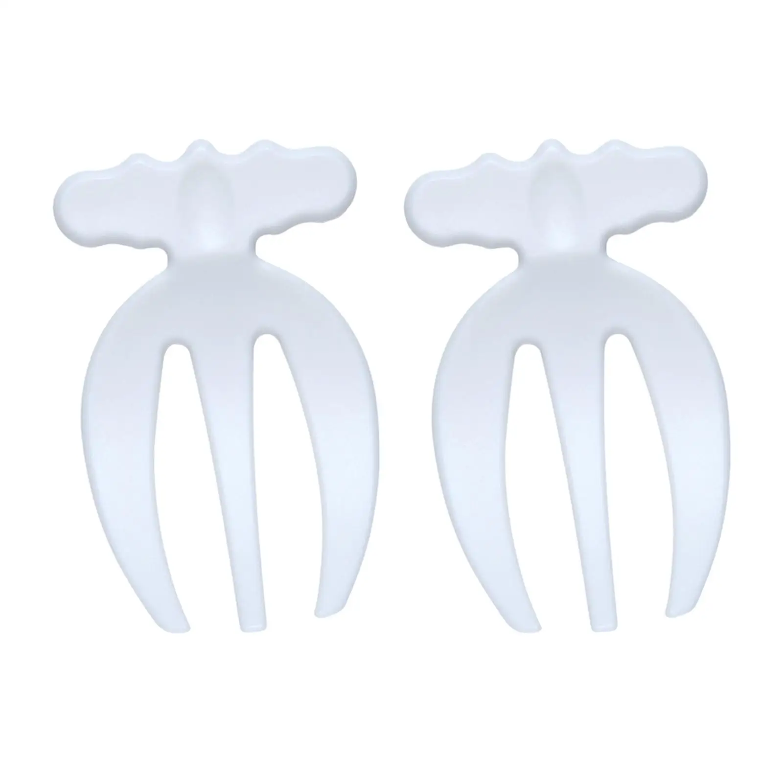 Salad Hand Salad Mixing Tool PP Material Kitchen Tongs Small Utensil Set for Tossing Salad Fruit