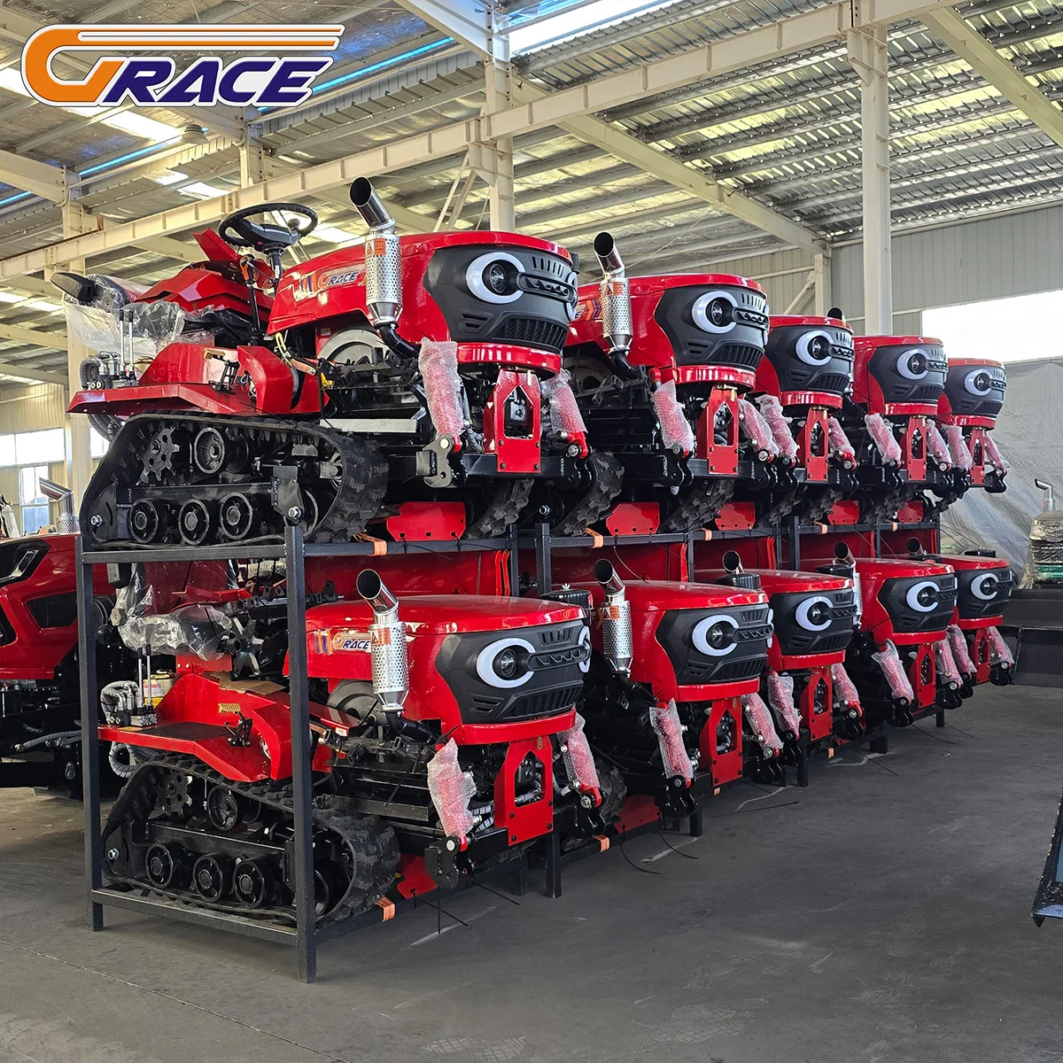 2025 Agricultural Crawler Tractor 35 Hp Ride-On Rotary Tiller 25HP 30HP 50HP Track Crawler Tractor with Low Price for Sale