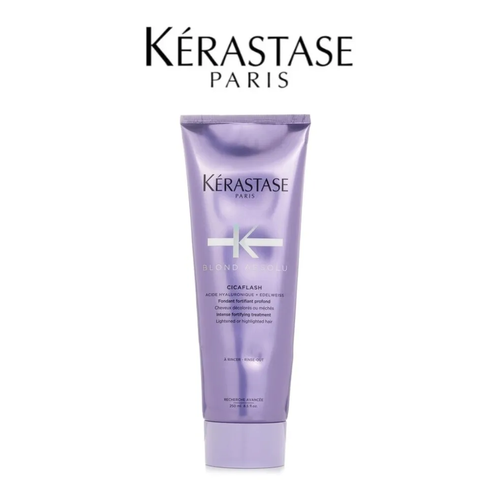 

Kerastase Blond Absolu Cicaflash Intense Fortifying Treatment 250ml/7.5oz , Original Hair Conditioner, Hair Care Treatment