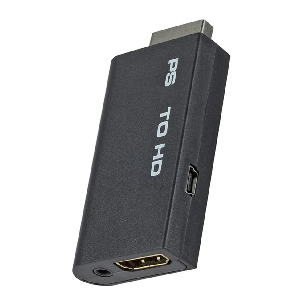 For PS2 to HDMI-compatible Converter Adapter 480i/480p/576i Audio Video for PC All PS2 Display Modes