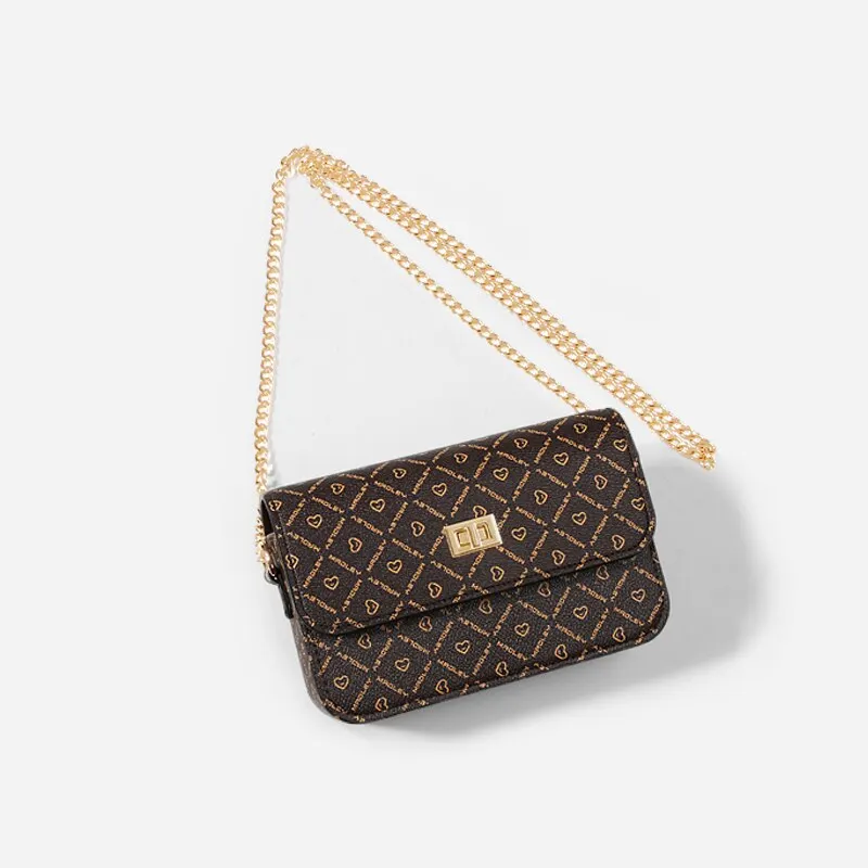 حقيبة كروس بودي برسومات حروف للنساء ، محفظة طويلة أنيقة ، محفظة مخلب ، جيوب متعددة السحاب #4