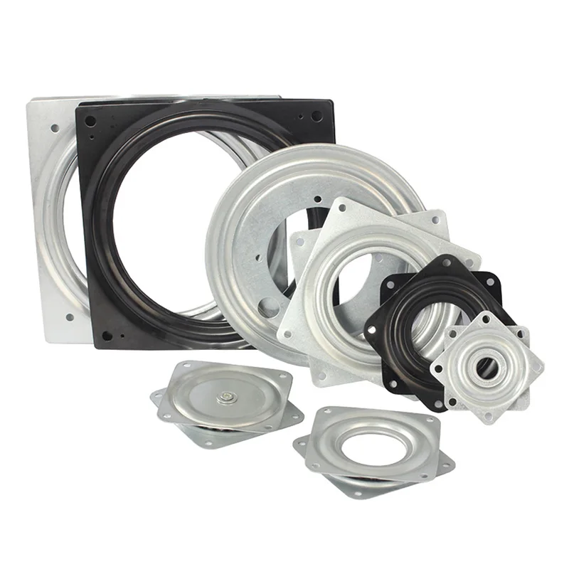 1PCS Table Universal Hollow Turntable TV Furniture Display Rack Full Bead 360 Degree Rotating Base Small Turntable Bearing