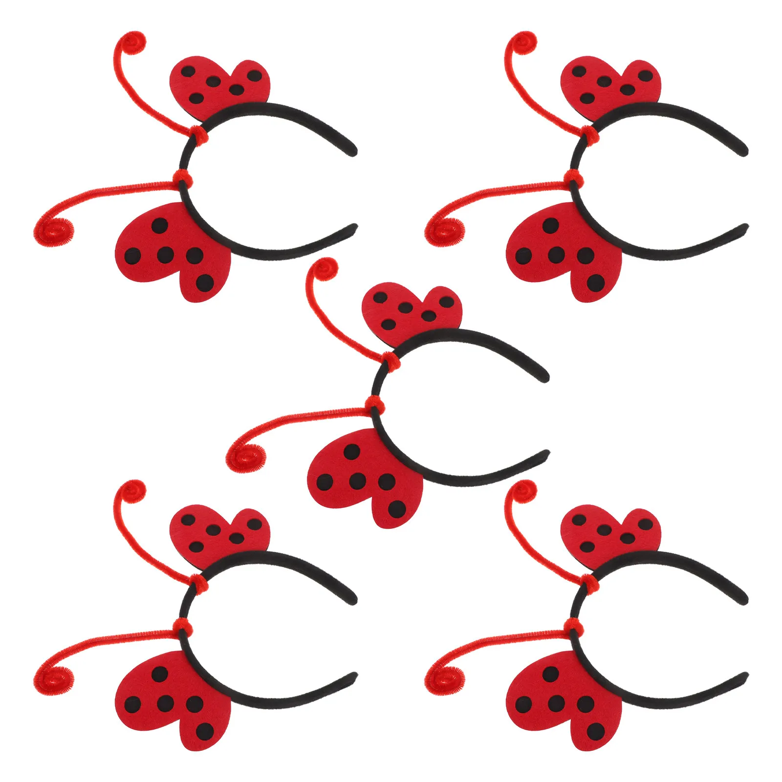 

Набор из 5 креативных повязок на голову в виде насекомых: божьи коровки и муравьи, для вечеринок, дней рождения, фестивалей, костюмированных мероприятий и фотосессий