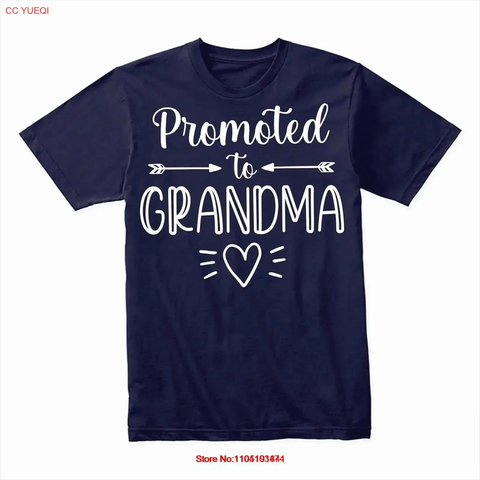 Promoted to Grandma T Shirt New Grandmother Cute Pregnancy Reveal vintage Washed Slightly Breathable Versatile graphic homme