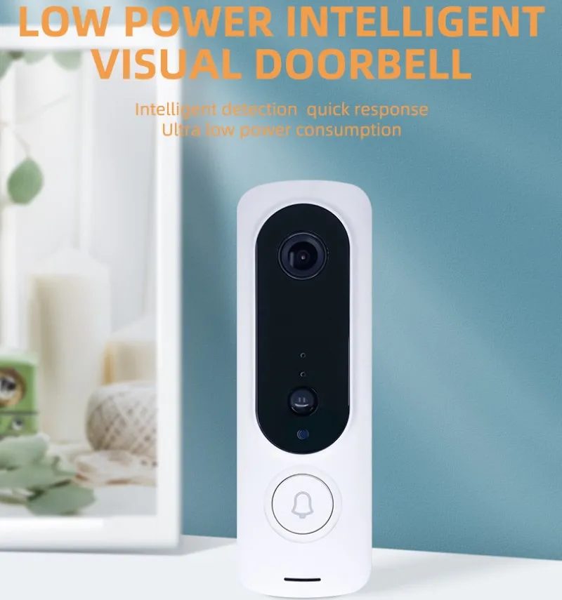 VR-TY20J Tuya 1080p Smart Video Türklingel HD-Kamera Low Power Remote Home Zwei-Wege-Sprach-Gegensprechanlage WLAN