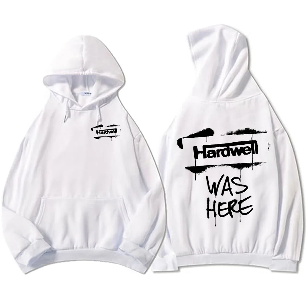 Толстовки с капюшоном Hardwell Was Here, повседневные осенние толстовки с длинными рукавами для мужчин и женщин