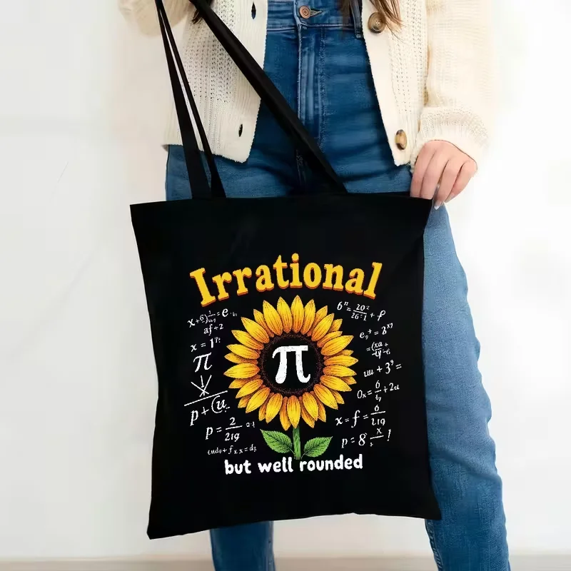 

Подарочная большая сумка для учителя математики и науки — легкая сумка через плечо с забавным подсолнухом на День Пи — забавная женская сумка Mathematicians