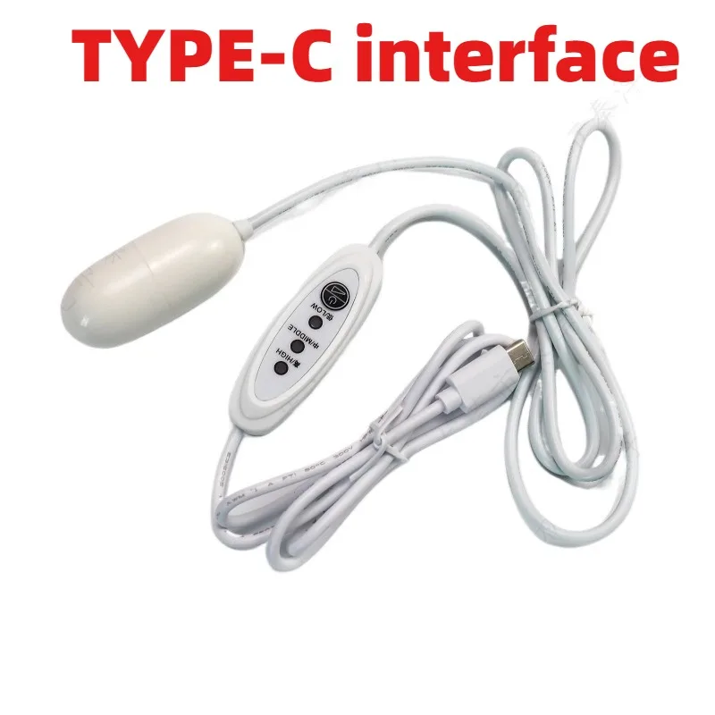 6-режимный вибрационный USB-массажер — водонепроницаемый IPX5, порт Type-C, мини-массажный двигатель для релаксации тела