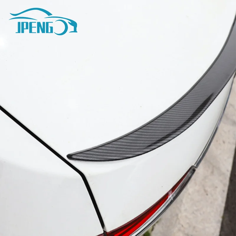 121cm Length Universal Spoiler Lip Sedan Rear Wing For W204 W211 BMW E92 E60 E90 G20 F30 Audi A3 A4 Peugeot 508