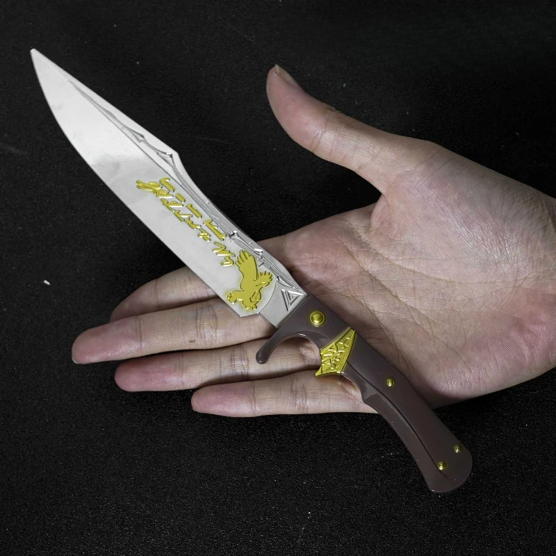 22 cm/8.66in Delta Force Rituelen Messen Metalen Wapens Modellen Games Perifere Cosplay Props zwaard Desktop Ornamenten Jongen Gift speelgoed