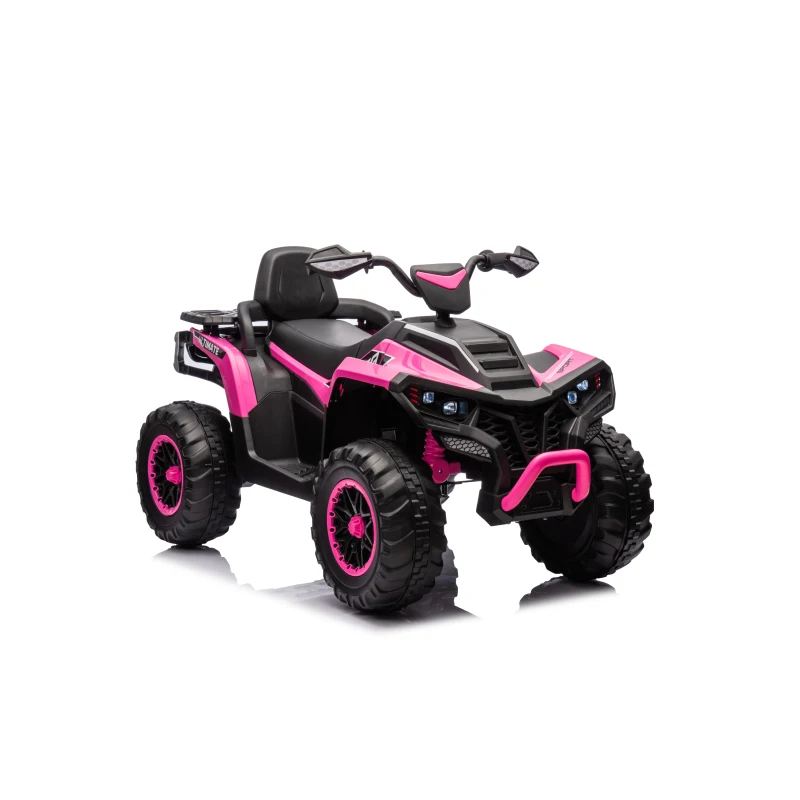 Voiture enfants conduite équipée Eva mousse Eva mousse enfants montent doux enfants ATV 4 roues, 24V 4WD électrique ATV monter sur jouet pour grand enfant