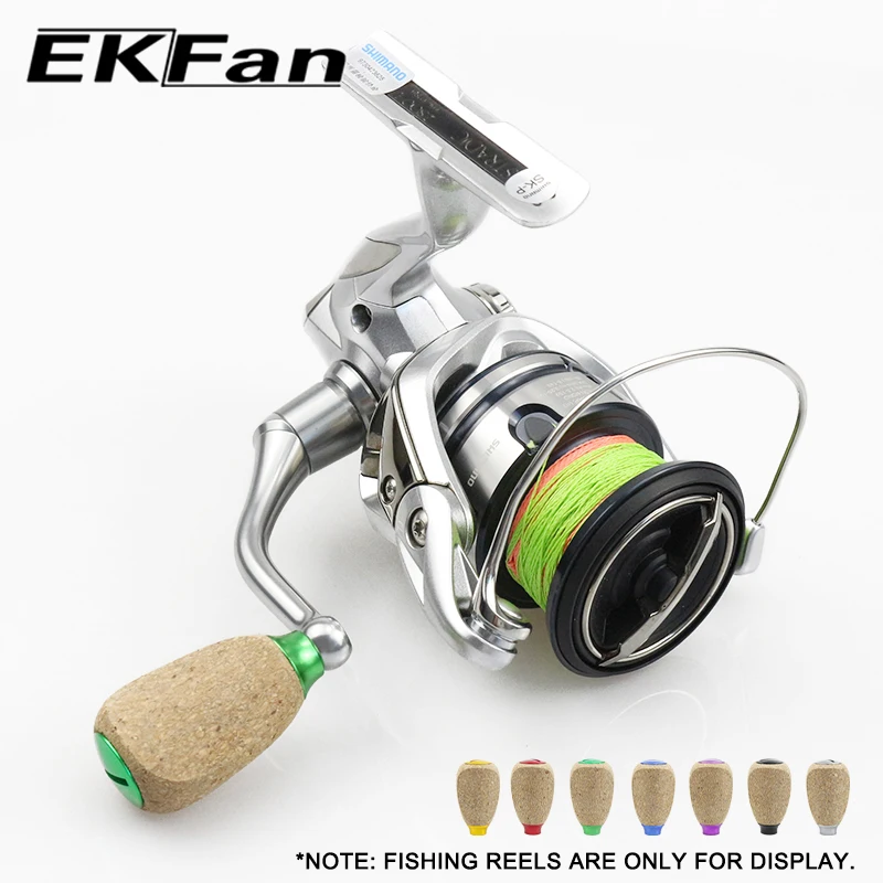 EKFan 1 Stück 42mm Kork-Holz-Kurbel für Spinn- und Baitcasting-Angelrollen (A/S/D) mit 7*4*2,5mm Lager, DIY-Teile für Köderrollen – Detail 11
