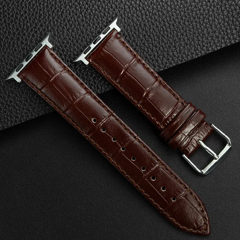 Lederarmband für Apple Watch Band Ultra 2 49 mm 10 9 8 7 46 mm 45 41 Hohe Qualität für IWatch Serie 6 SE 5 4 44 mm 40 Correa