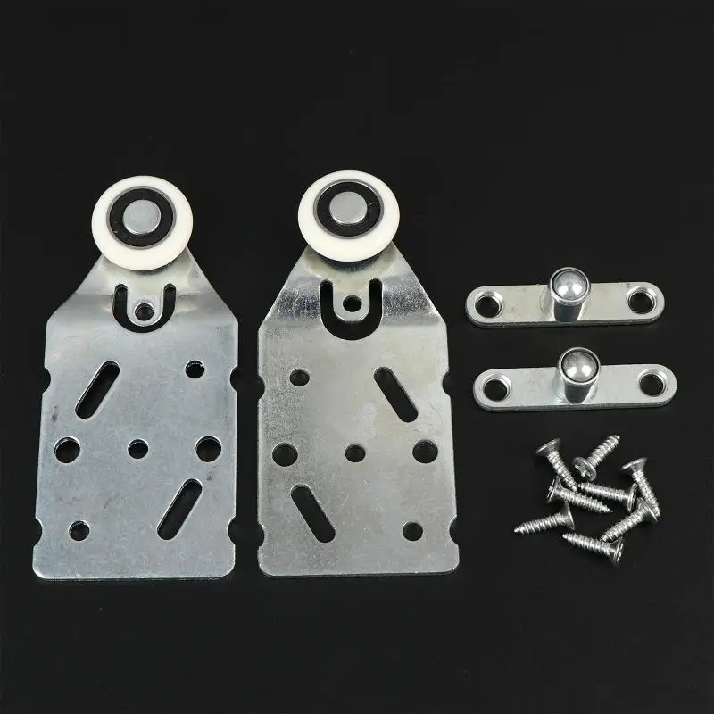 1Set TL01AB Hanging Sliding Door Wheel Door Up-Down Moving Wheel Furniture Hardware Accessories High Quality