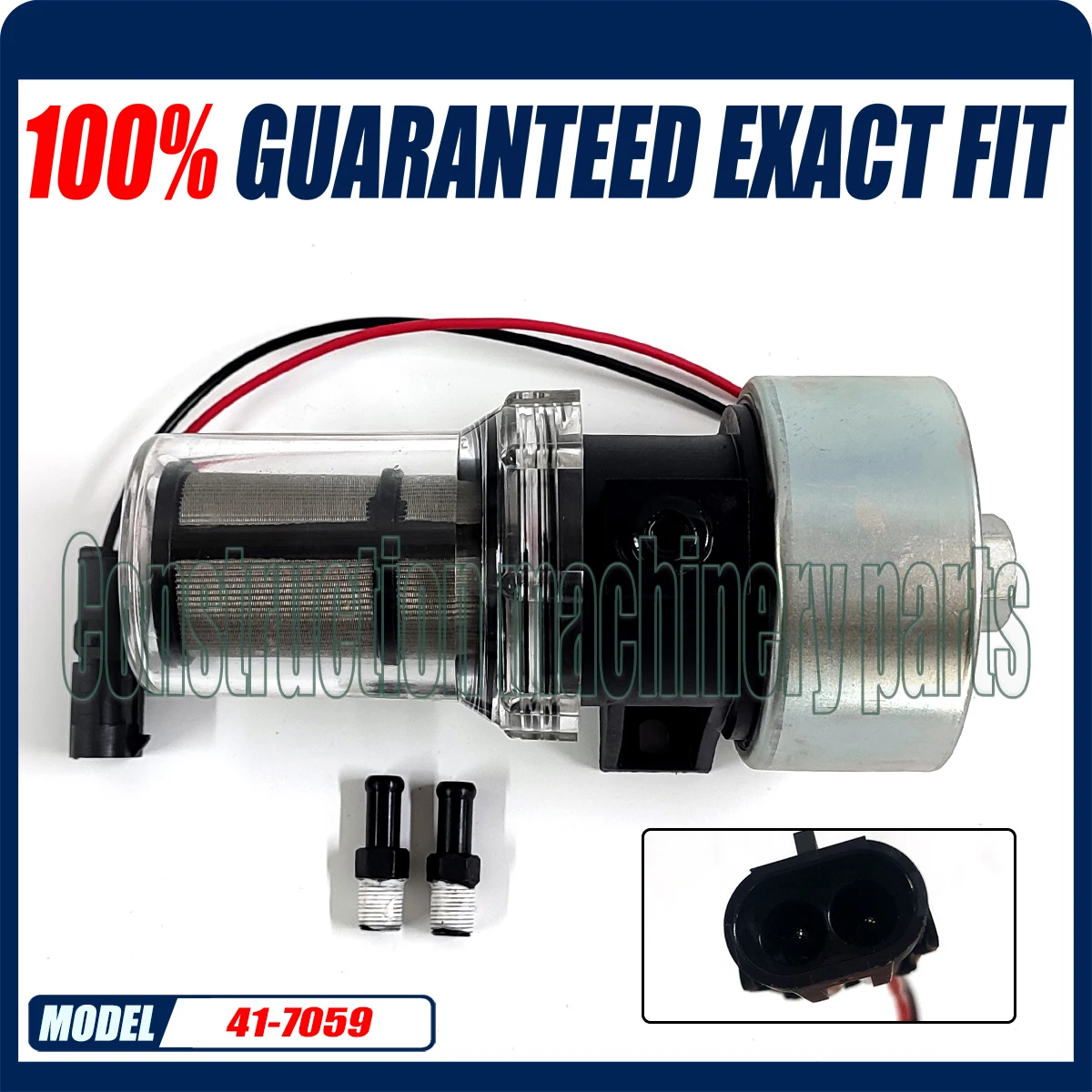 

41-7059 417059 Electric Filter Fuel Pump For Thermo King MD/KD/RD/TS/URD/XDS/TD/LND Carrier 30-01108-03 300110803