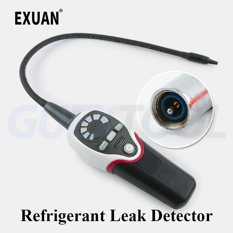 Automotive Refrigerant Halogen Leak Detector Air Conditioning Gas Refrigerant Leak Tester R-134a R410a R407a R22 RLD-382P