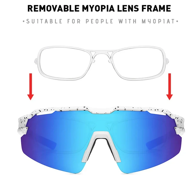 نظارات حماية من KIZN نظارات قصر النظر الرياضية المستقطبة 2025 TR90 للرجال والنساء نظارات طبية خارجية-0.50 إلى-10 #2