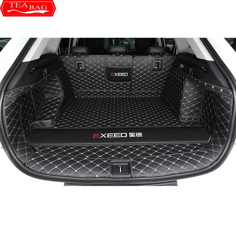 

For Chery Exeed TXL 2022 2021 2020 Car Trunk Protection PU Leather Mat Catpet Interior Cover Part Auto Styling Accessories