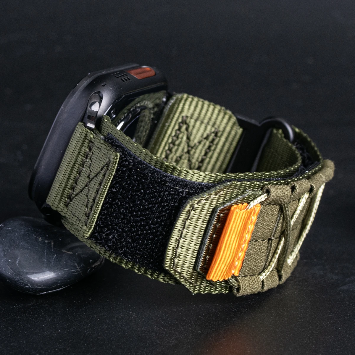 

Тактический нейлоновый ремешок для Apple Watch Ultra 2 49 мм Прочный спортивный ремешок для iWatch Series 10 9 8 7 6 SE 46 мм 45 мм 44 мм 42 мм 40 мм 41 м