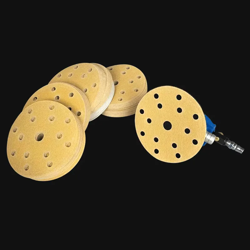 

ATPRO Automotive 6-inch 15-hole 150mm dry sanding paper, pneumatic disc putty round flocking sheet sanding card