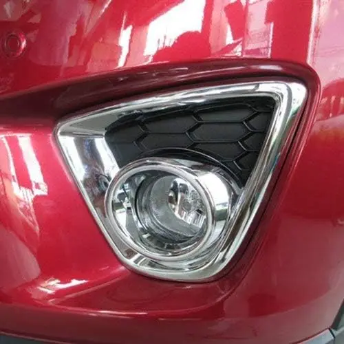 

Chrome Front Fog Light Lamp Cover Trims for Mazda CX5 CX-5 2013-2015