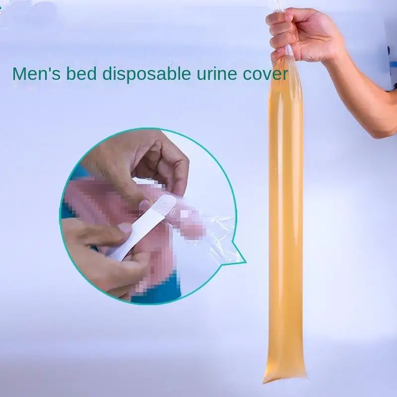 50Pcs/pack Urine Bag Male Hygiene Supplies Disposable Portable Bedridden Elderly Incontinence Urinal Collector Urine Bag