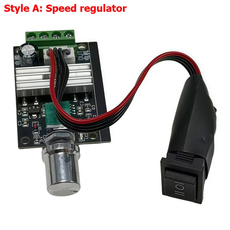 4632 Two-axis worm gear worm reducer motor with high torque and speed controller and power connection cable. Motor